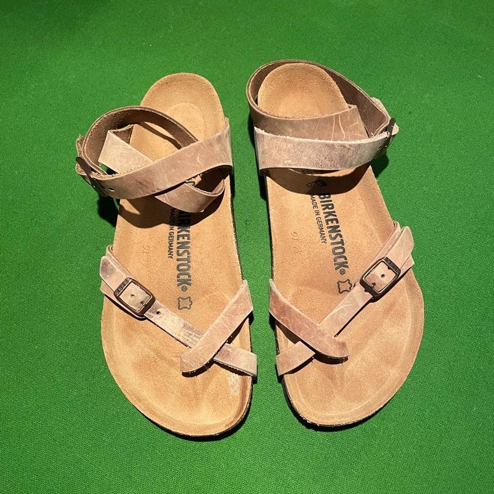 Birkenstock Tan Leather Sandals
